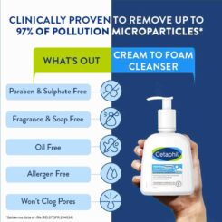 Cetaphil Hydrating Foaming Cream Cleanser - Image 3