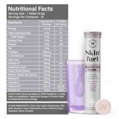 Wellbeing Nutrition Skin Fuel Tablet - Blueberry & Mint Flavour - Image 7