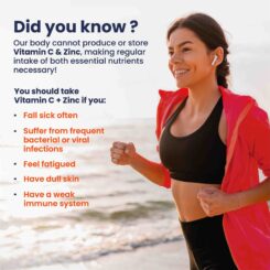 Wellbeing Nutrition Vitamin C + Zinc Tablet - Zesty Orange Flavour - Image 5
