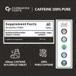 Carbamide Forte Caffeine 200mg Tablet - Image 5