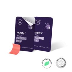 Wellbeing Nutrition Melts Into Healthy Hair Oral Strip - Tropical Watermelon Flavour - Image 6