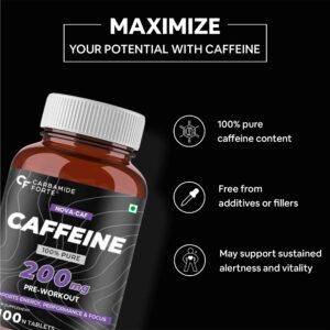 Carbamide Forte Caffeine 200mg Tablet - Image 2