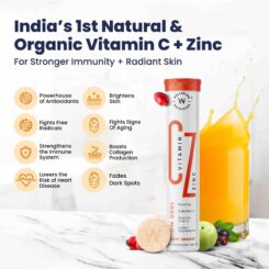 Wellbeing Nutrition Vitamin C + Zinc Tablet - Zesty Orange Flavour - Image 2