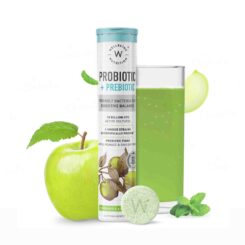 Wellbeing Nutrition Probiotic + Prebiotic Tablet - Green Apple & Peppermint Flavour - Image 2