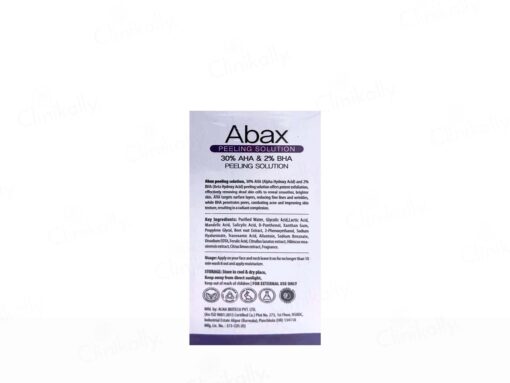 Abax 30% AHA & 2% BHA Peeling Solution - Image 2