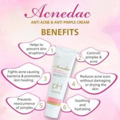 Acnedac pH Balanced Anti Acne & Anti Pimple Cream - Image 4