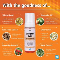 Acneguard Gold Foaming Face Wash Gel - Image 2