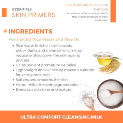 Ainhoa Skin Primers Ultra Comfort Cleansing Milk For Normal & Dry Skin - Image 4