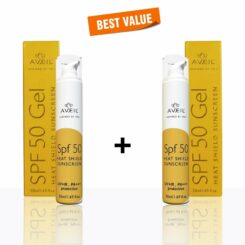 Aveil SPF 50 Gel Heat Shield Sunscreen - Image 4