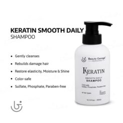 Beauty Garage Keratin Smooth Daily Shampoo - Image 3