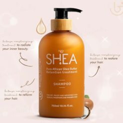 Beauty Garage Pure African Shea Butter Retention Treatment Shampoo - Image 6