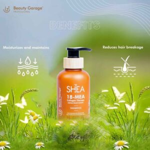 Beauty Garage Shea 18-MEA Collagen Therapy Shampoo - Image 4