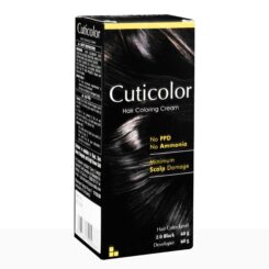 Cuticolor Hair Coloring Cream Black 2.0 - Image 3