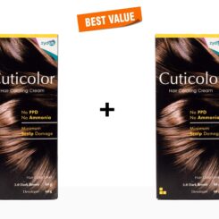 Cuticolor Hair Coloring Cream Dark Brown 3.0 - Image 5