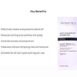 Dermetics Anti Dandruff Shampoo - Image 3