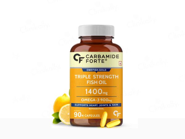 Carbamide Forte Triple Strength Fish Oil 1400mg + Omega 3 Capsule