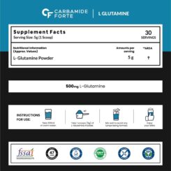 Carbamide Forte L Glutamine 5000mg Powder - Unflavoured - Image 6