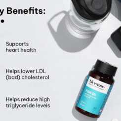 HK Vitals Fish Oil 1000mg with 180mg EPA and 120mg DHA Capsule - Image 6