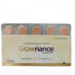 Glowriance Chewable Tablet Orange Flavour Sugar Free - Image 2