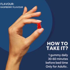Carbamide Forte Melatonin 10mg Gummies - Raspberry Flavour - Image 5