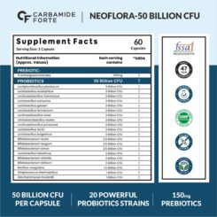 Carbamide Forte Probiotics 50 Billion CFU+ Capsule - Image 4