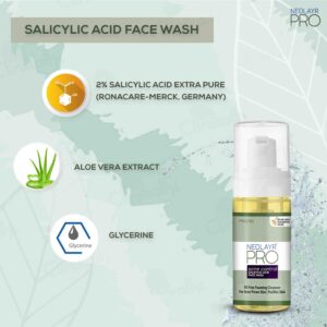 Neolayr Pro Acne Control Salicylic Acid Face Wash - Image 3