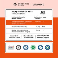 Carbamide Forte Vitamin C 1000mg Tablet For Men - Image 5
