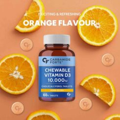 Carbamide Forte Chewable Vitamin D3 10000 IU Tablet - Image 2