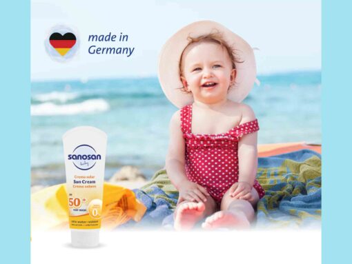 Sanosan Baby Sun Cream SPF 50+ - Image 4