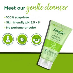 Simple Kind To Skin Refreshing Facial Wash - Image 3