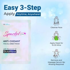Sparkel Glow Anti-Oxidant Facial Sheet Mask - Image 5