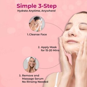 Sparkel Hydrating & Skin Lightening Facial Sheet Mask - Image 5