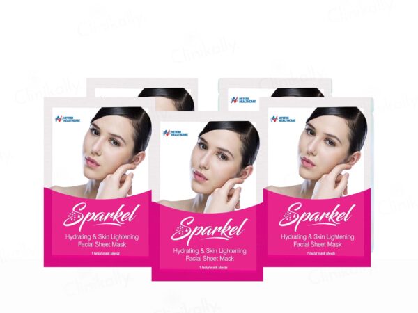 Sparkel Hydrating & Skin Lightening Facial Sheet Mask