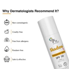 Fixderma Shadow Rx Transparent Spray Sunscreen SPF 50 PA+++ - Image 4