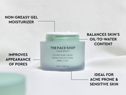 The Face Shop Tea Tree Pore Cream - Image 7