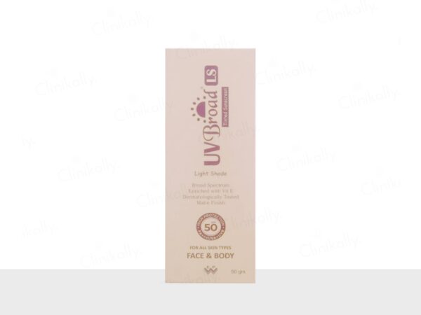 UV Broad LS Light Shade Tinted Sunscreen SPF 50 PA+++