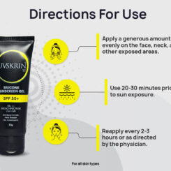 UVSkrin SS Silicone Sunscreen Gel SPF 50+ - Image 3