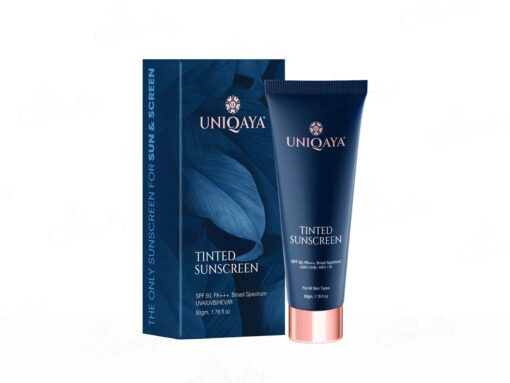 uniqaya tinted sunscreen SPF 50