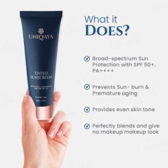 Uniqaya Tinted Sunscreen SPF 50 PA+++ - Image 4