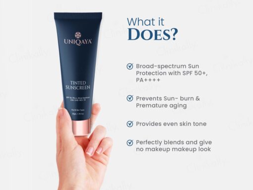 Uniqaya Tinted Sunscreen SPF 50 PA+++ - Image 4