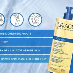 Uriage Xemose Cleansing Soothing Oil - Image 3