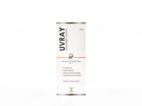 Uvray Sunscreen Lotion SPF 50+ PA+++