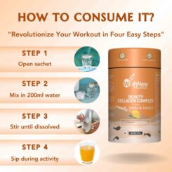 WishNew Wellness Beauty Collagen For Healthy Hair, Skin & Nails - Image 8