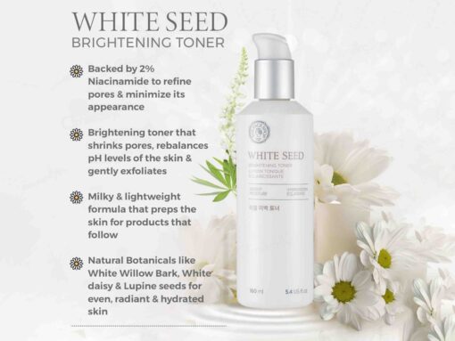 The Face Shop White Seed Brightening Toner - Image 2