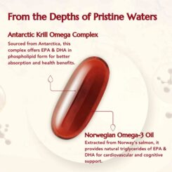 WishNew Wellness Krill Omega Complex Heart & Brain Health Softgel Capsule - Image 4
