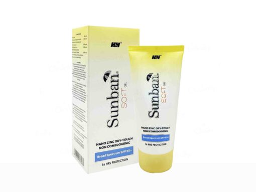 Sunban Soft Gel Nano Zinc Dry Touch Sunscreen SPF 50