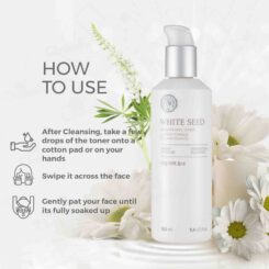 The Face Shop White Seed Brightening Toner - Image 7