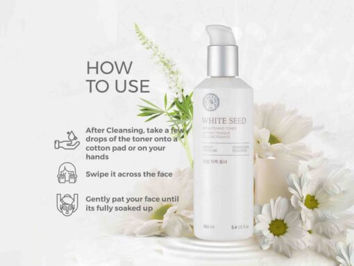 The Face Shop White Seed Brightening Toner - Image 7