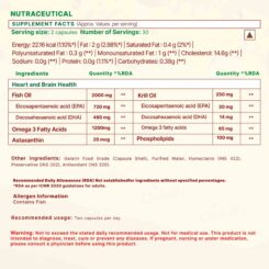 WishNew Wellness Krill Omega Complex Heart & Brain Health Softgel Capsule - Image 7