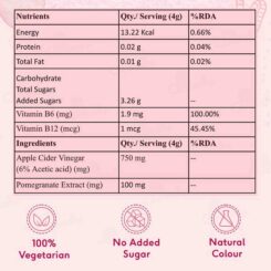 HK Vitals Apple Cider Vinegar 750mg Effervescent Tablet Watermelon Flavour - Image 5